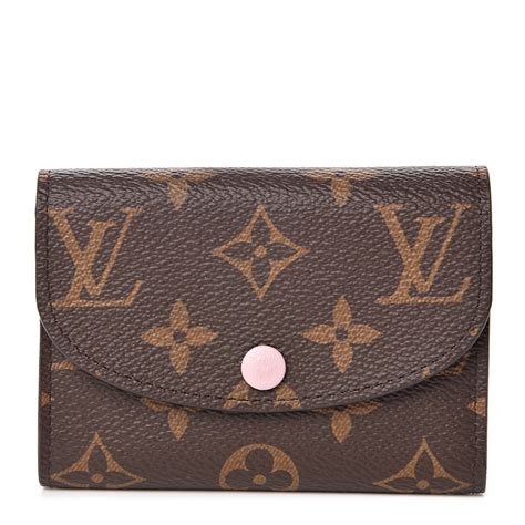 louis vuitton monogram rosalie coin purse rose ballerine|Louis Vuitton zippy coin purse.